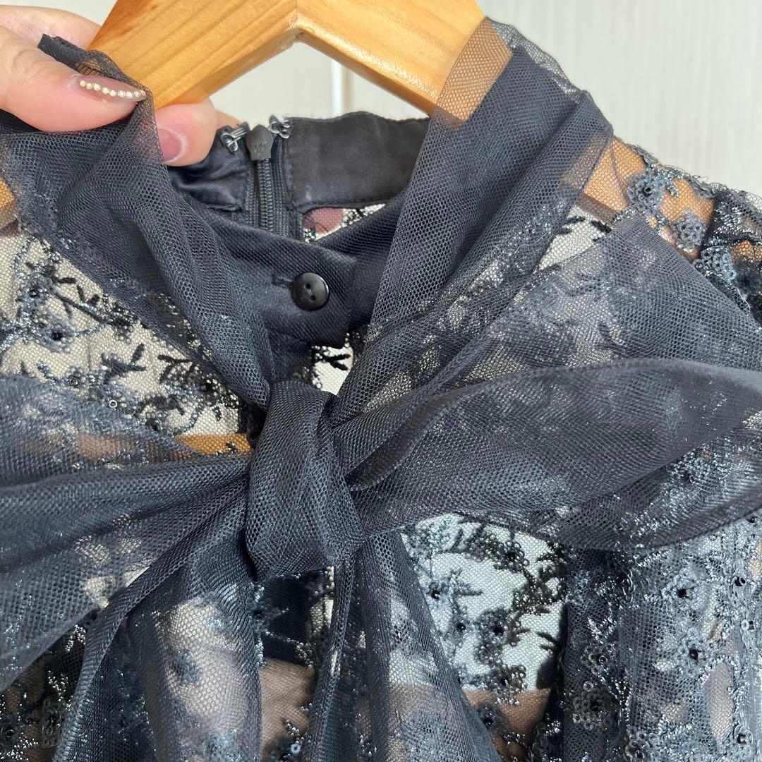 FRAYI.D フレイアイディーグリッターシークインドレス