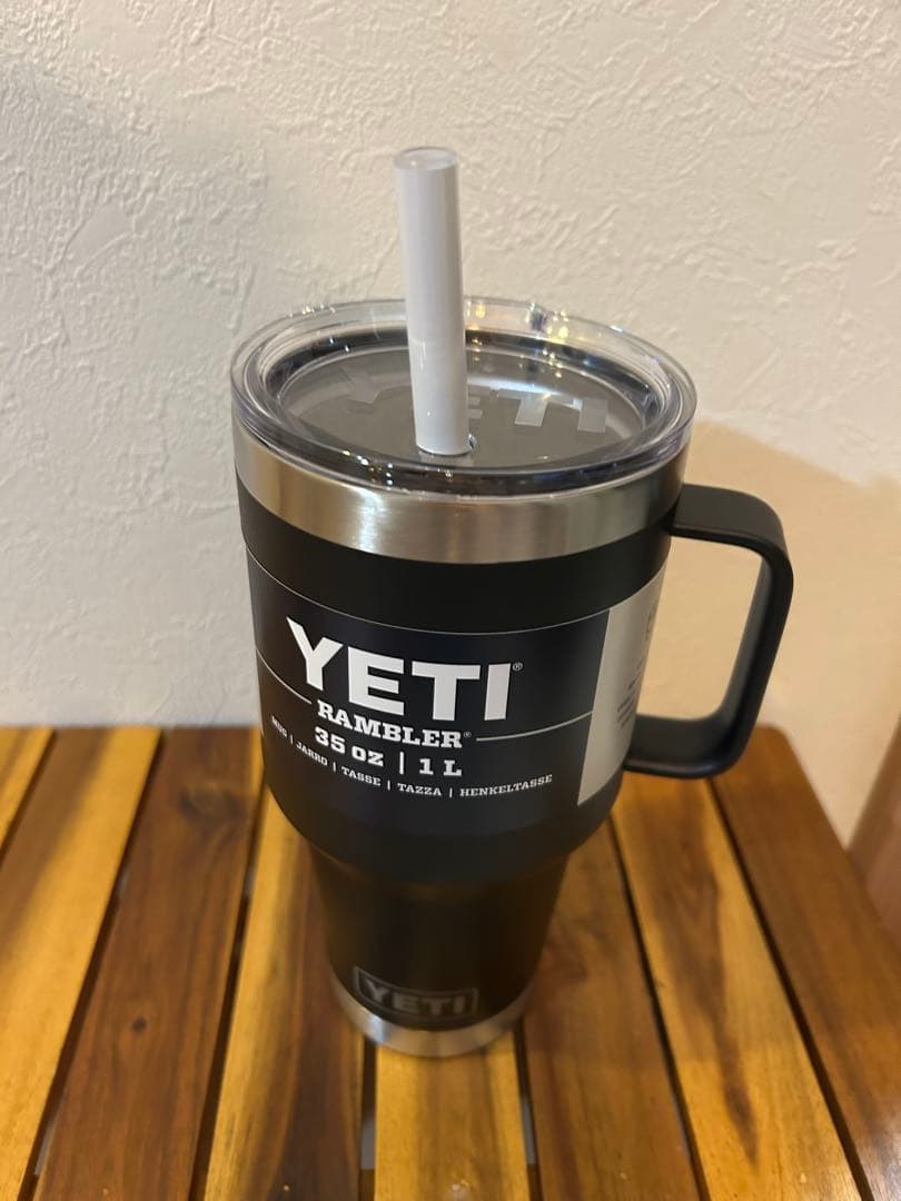 【新品】YETI Rambler 35oz ランブラー　ストロー付き