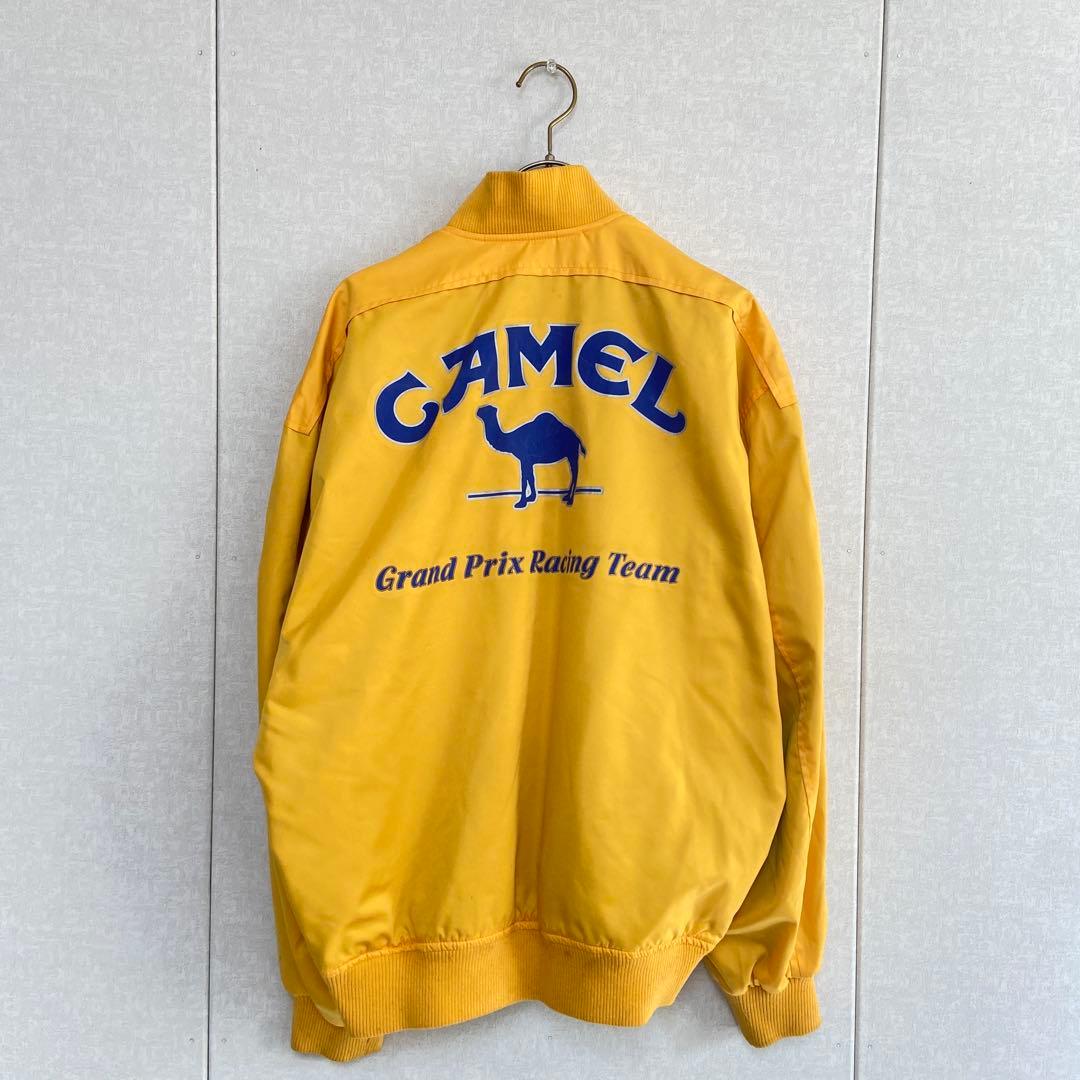 【当時物】　キャメル　オフィシャルジャケット　ブルゾン　ナイロンジャケット