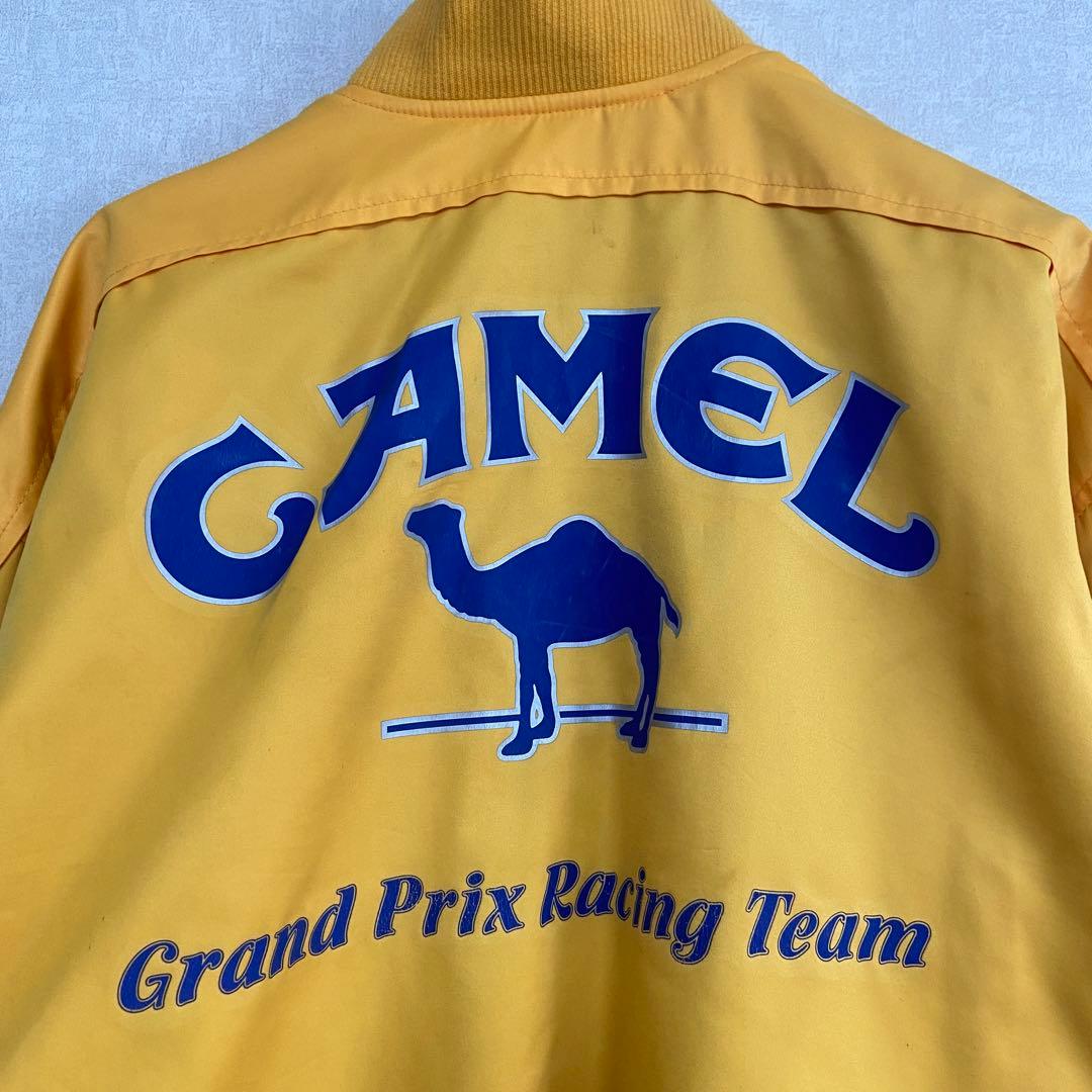 【当時物】　キャメル　オフィシャルジャケット　ブルゾン　ナイロンジャケット
