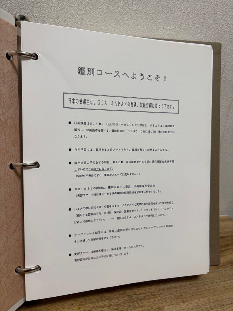 GIA 宝石鑑定　教科書　日本語翻訳付き