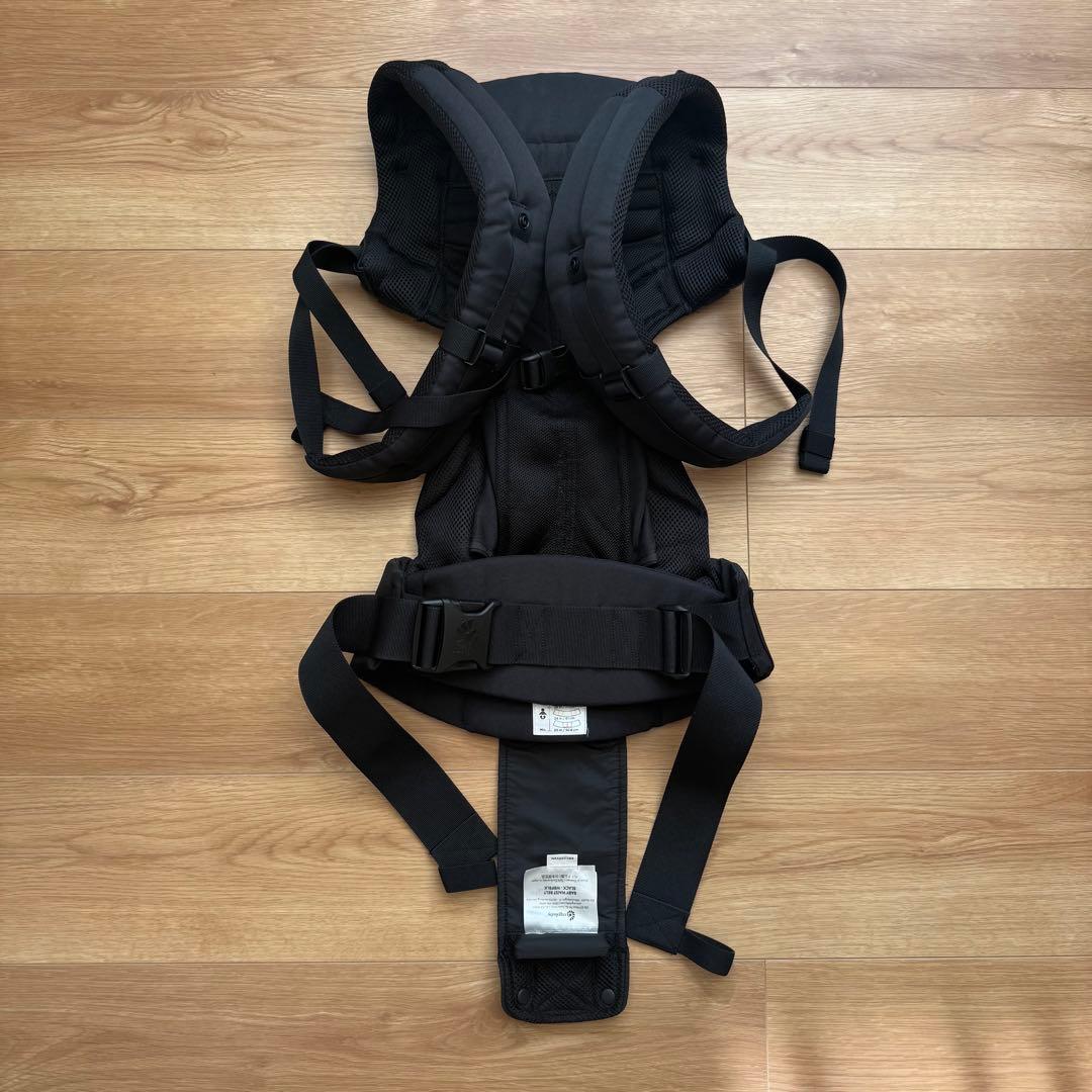 【美品】エルゴ オムニ360クールエア 抱っこ紐　ブラック