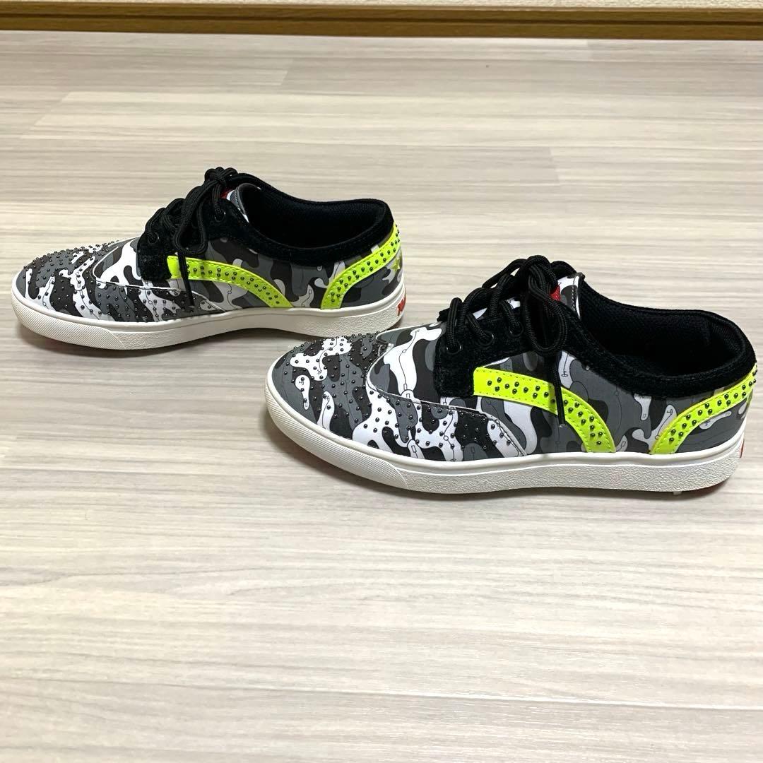 【未使用美品】RUSSELUNO ゴルフシューズ 24.0 スタッズカモフラ