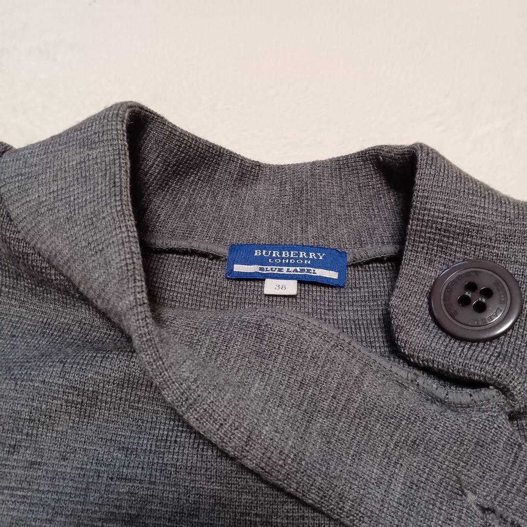 BURBERRY　バーバリーブルーレーベル　ニットワンピース　ドッキング　ベルト