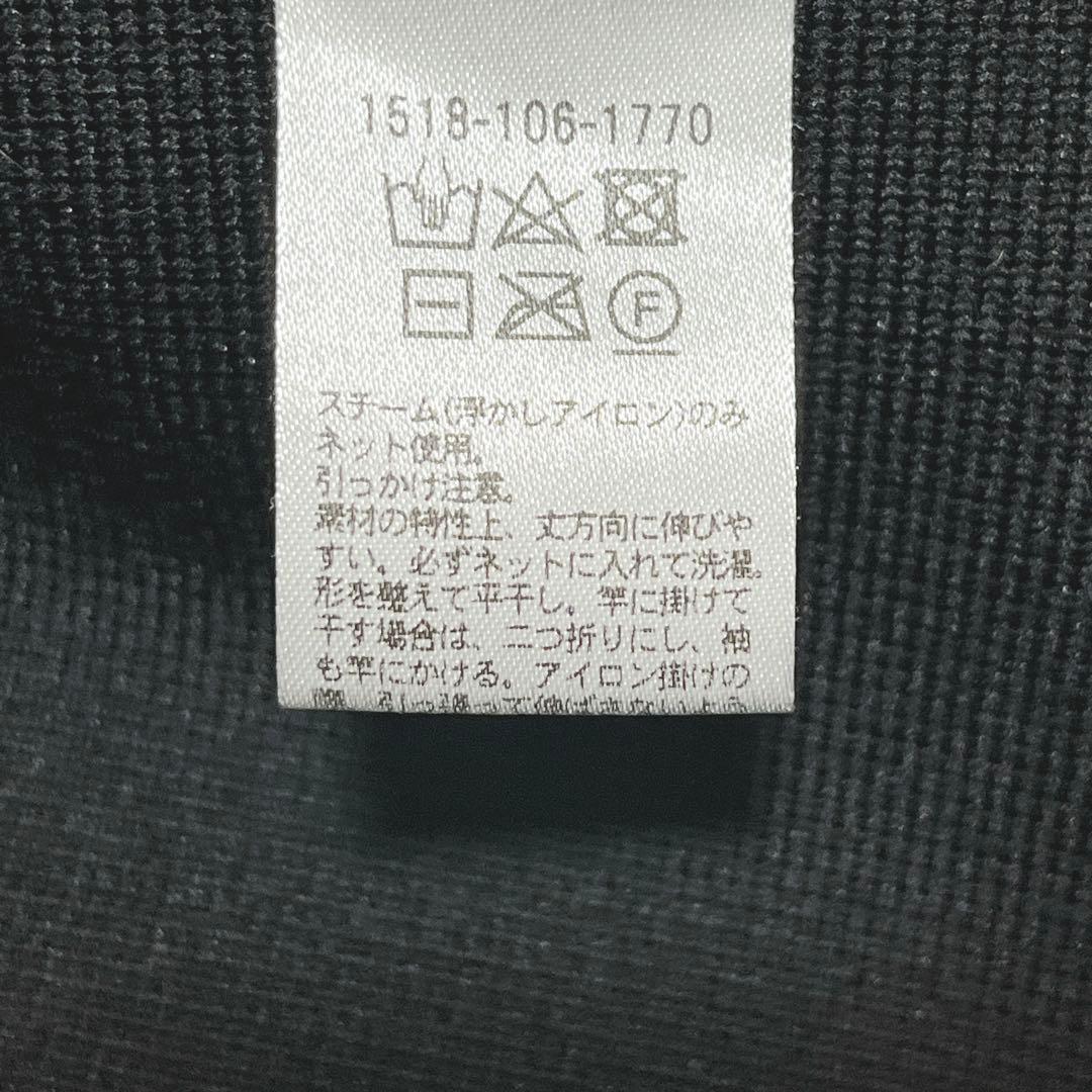 【ユナイテッドアローズ】ペプラム フリルスリーブ ニットベスト/ブラック