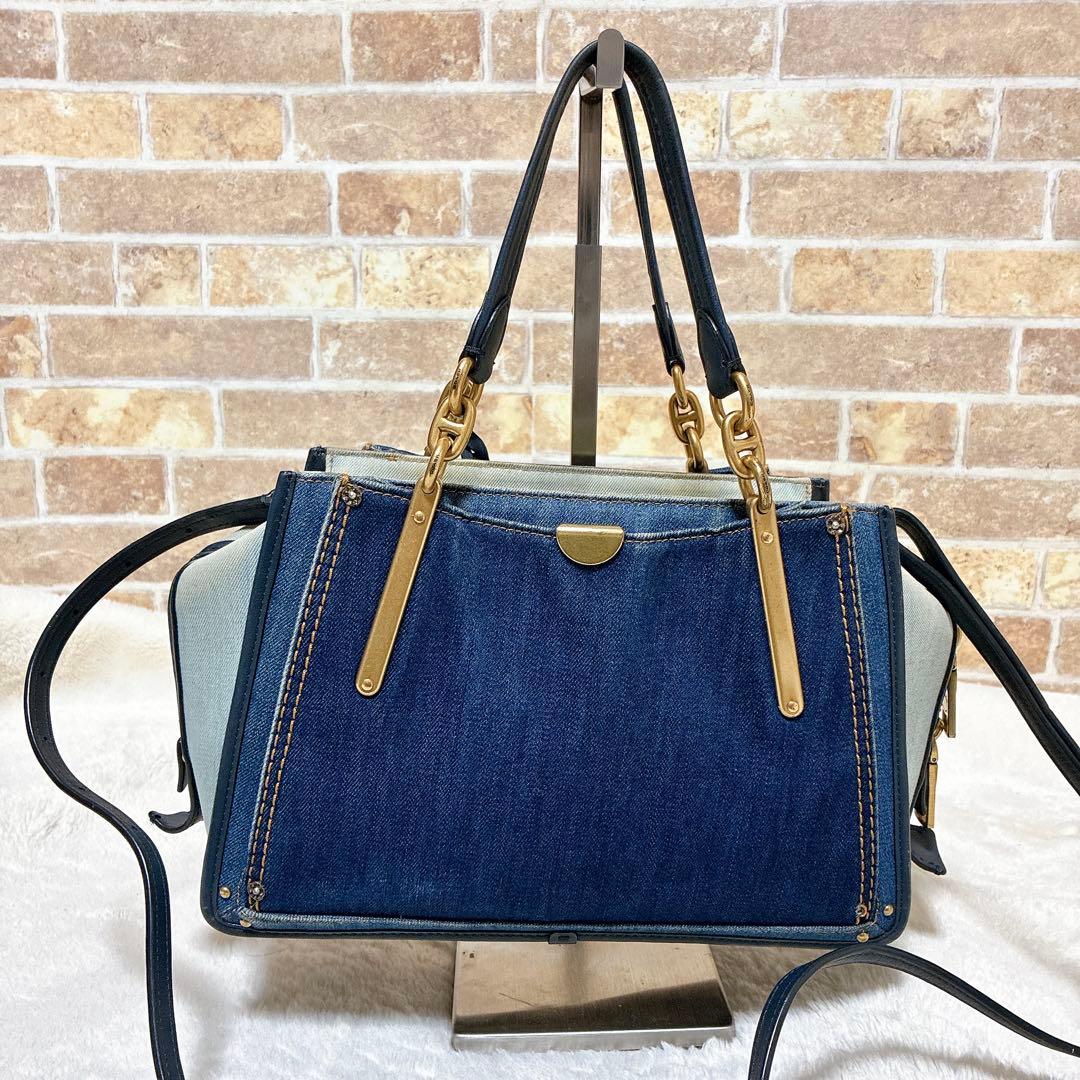 COACH コーチ　ドリーマー　ハンドバッグ　ショルダー　2way デニム