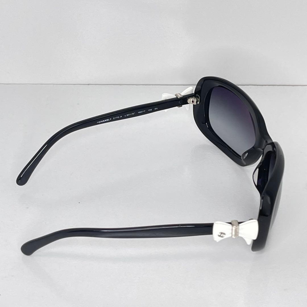 CHANEL シャネル リボン サングラス ヴィンテージ　ココマーク