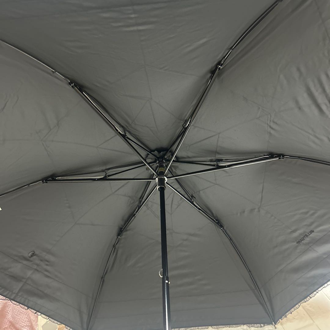 新品ジルスチュアート　コンパクト傘楽折り　晴雨兼用　日傘　一級遮光