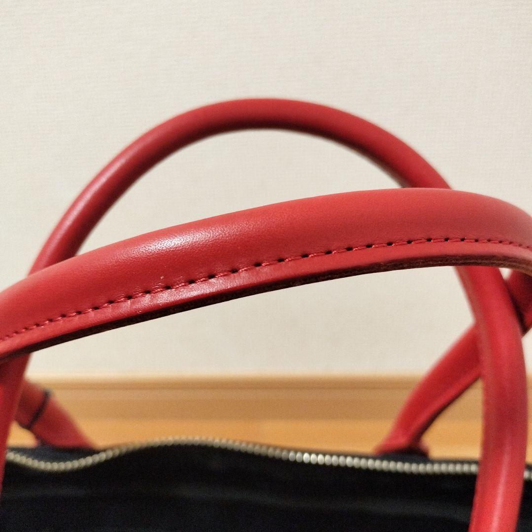 未使用品　日乃本帆布　革持ち手　ビジネスバッグ　トートバッグ