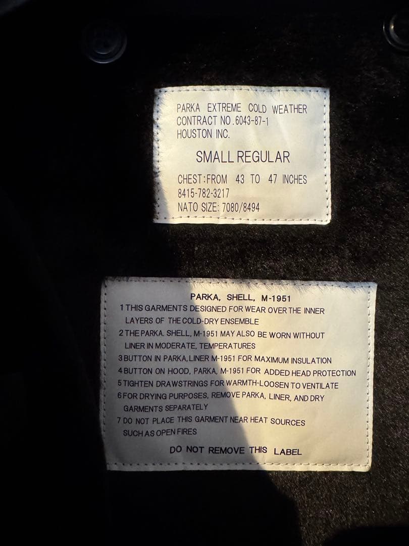 ヒューストン 5409M M-51 PARKA / M-51パーカー