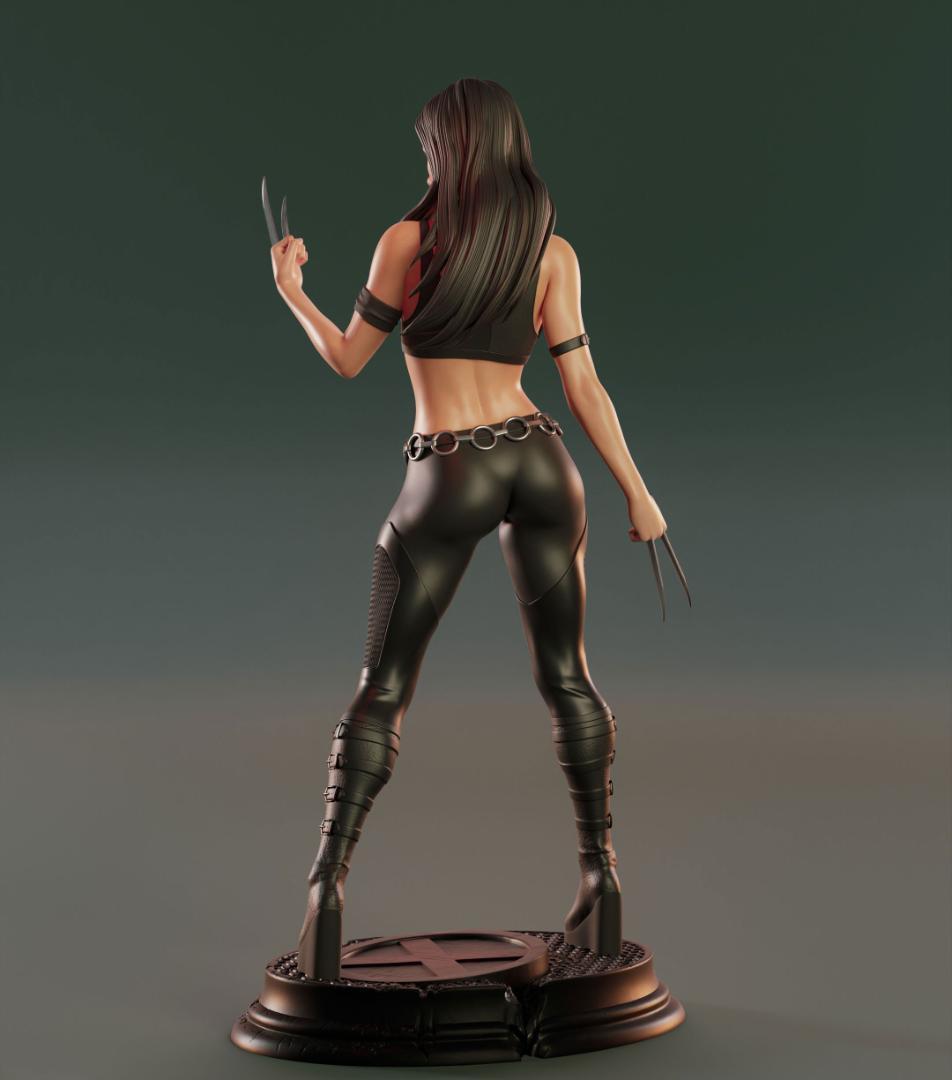 1/4　未塗装 未組立　フィギュア　ガレージキット　X23