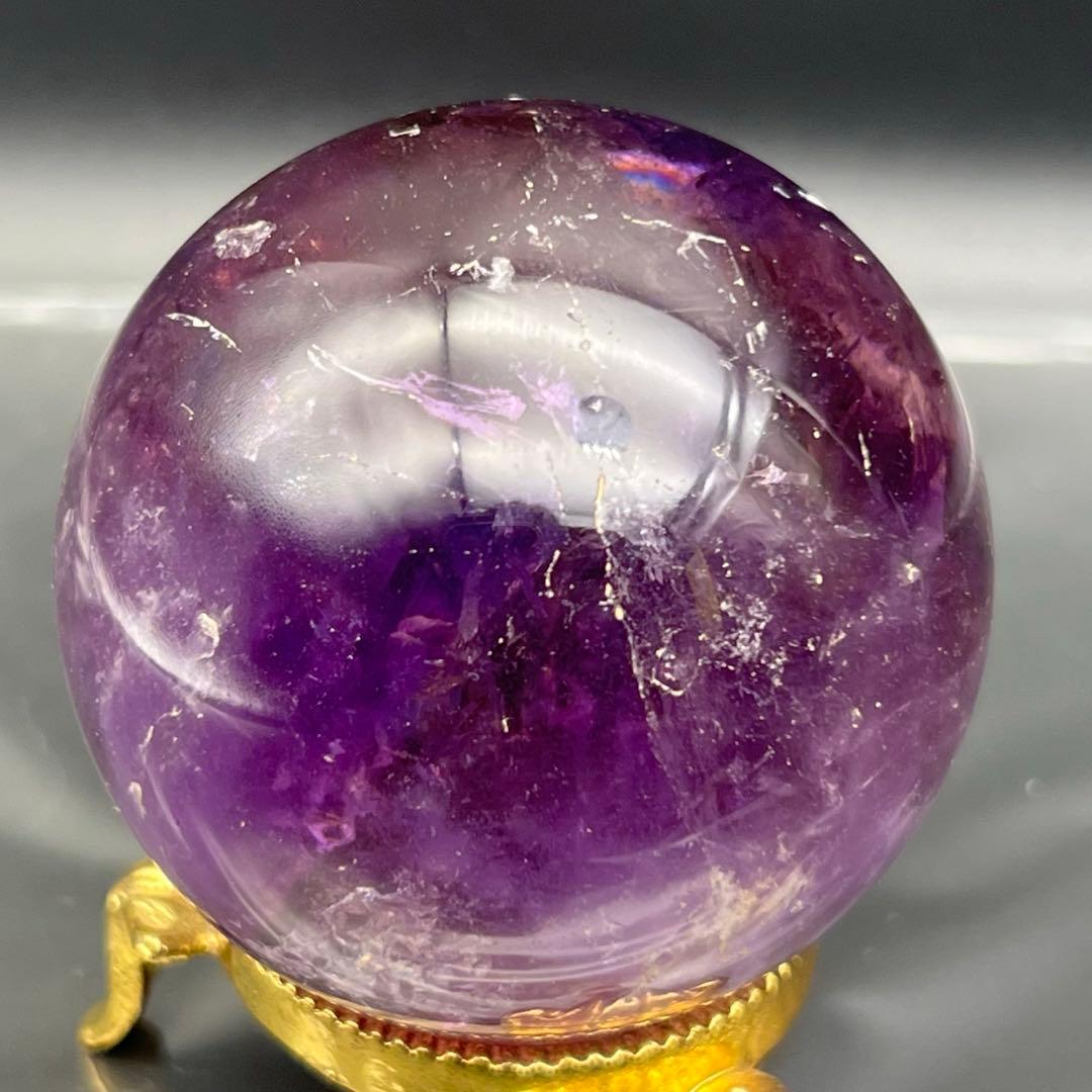 ✳️超希少 大玉✨混合パワースフィア✨レインボー アメトリン 丸玉 天然石 原石