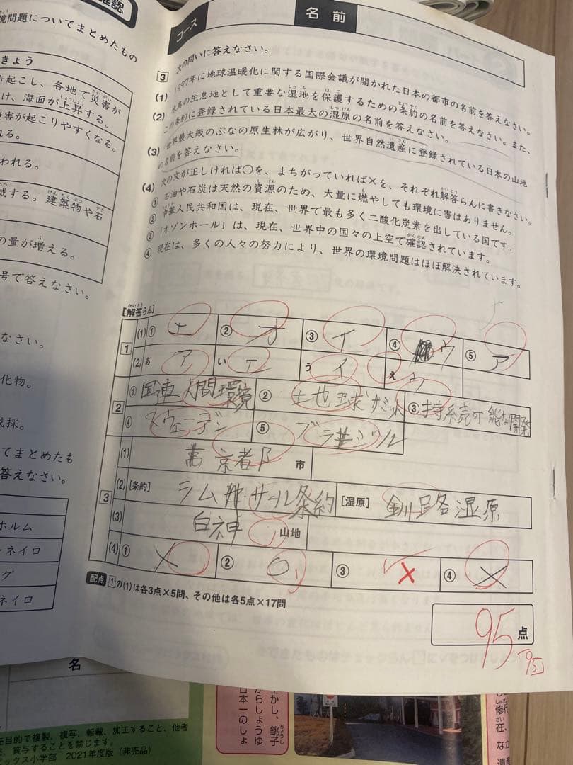 サピックス 小五 2021年度 社会/理科デイリーサピックスのテキスト