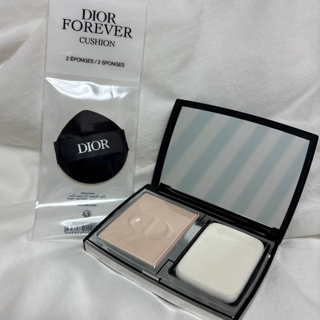 ディオールスキンフォーエバー パウダー ファンデーション 0N /クッションパフ