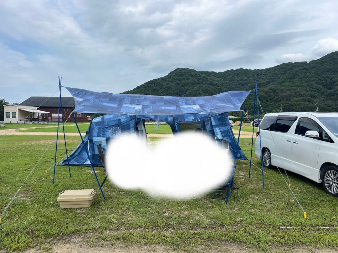 簡単設営‼️Coleman ヘキサタープ （デニム）　即決のみ多少価格交渉可！！