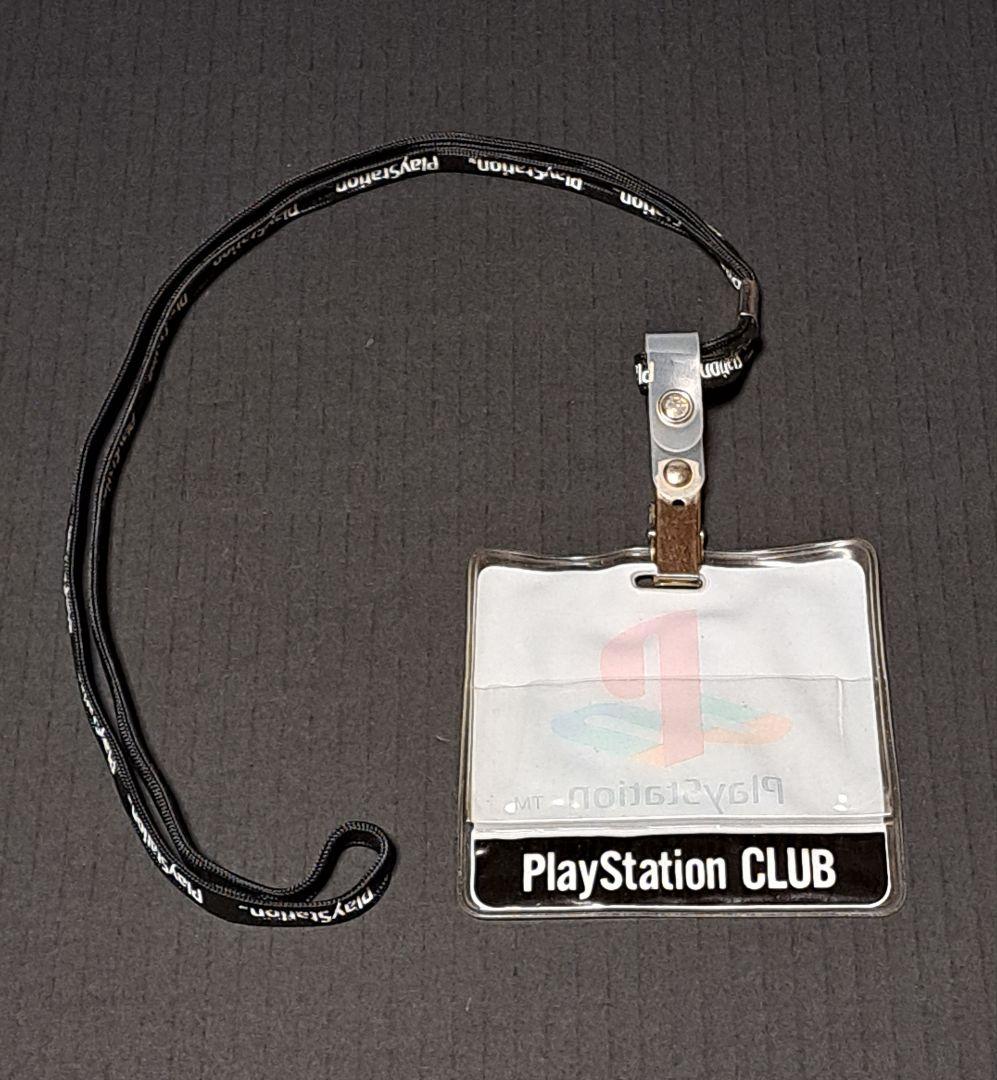 PS プレイステーションクラブ 名札ホルダー　ストラップ 非売品　レア