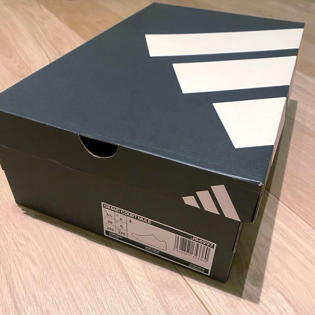 新品未使用【韓国限定】23.5 adidas グランドコートミュール ベージュ