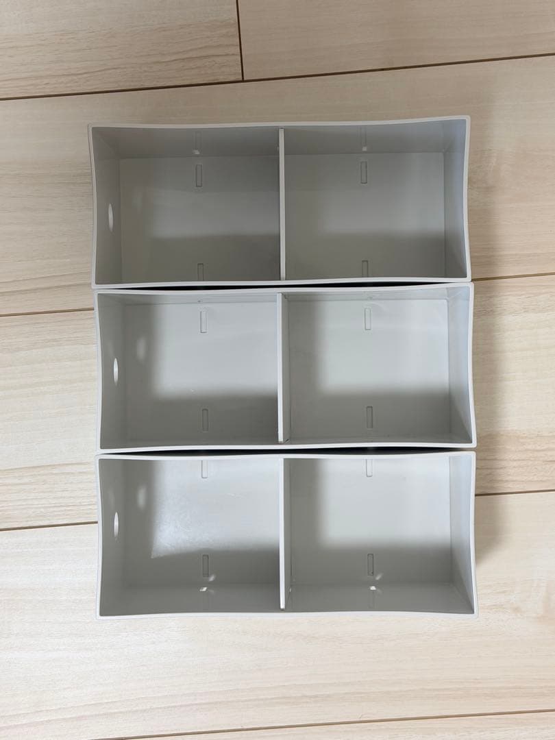 無印良品　ポリプロピレンケース6点セット