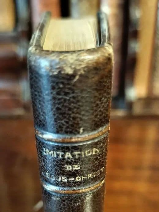 1882年ミニチュア聖書I'mitation de jesus-Christ