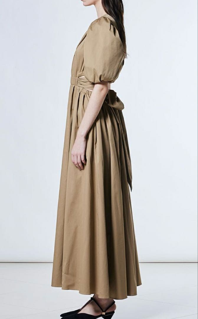 今期新作☆ダブルスタンダードクロージング☆Sov.☆パフスリーブワンピース