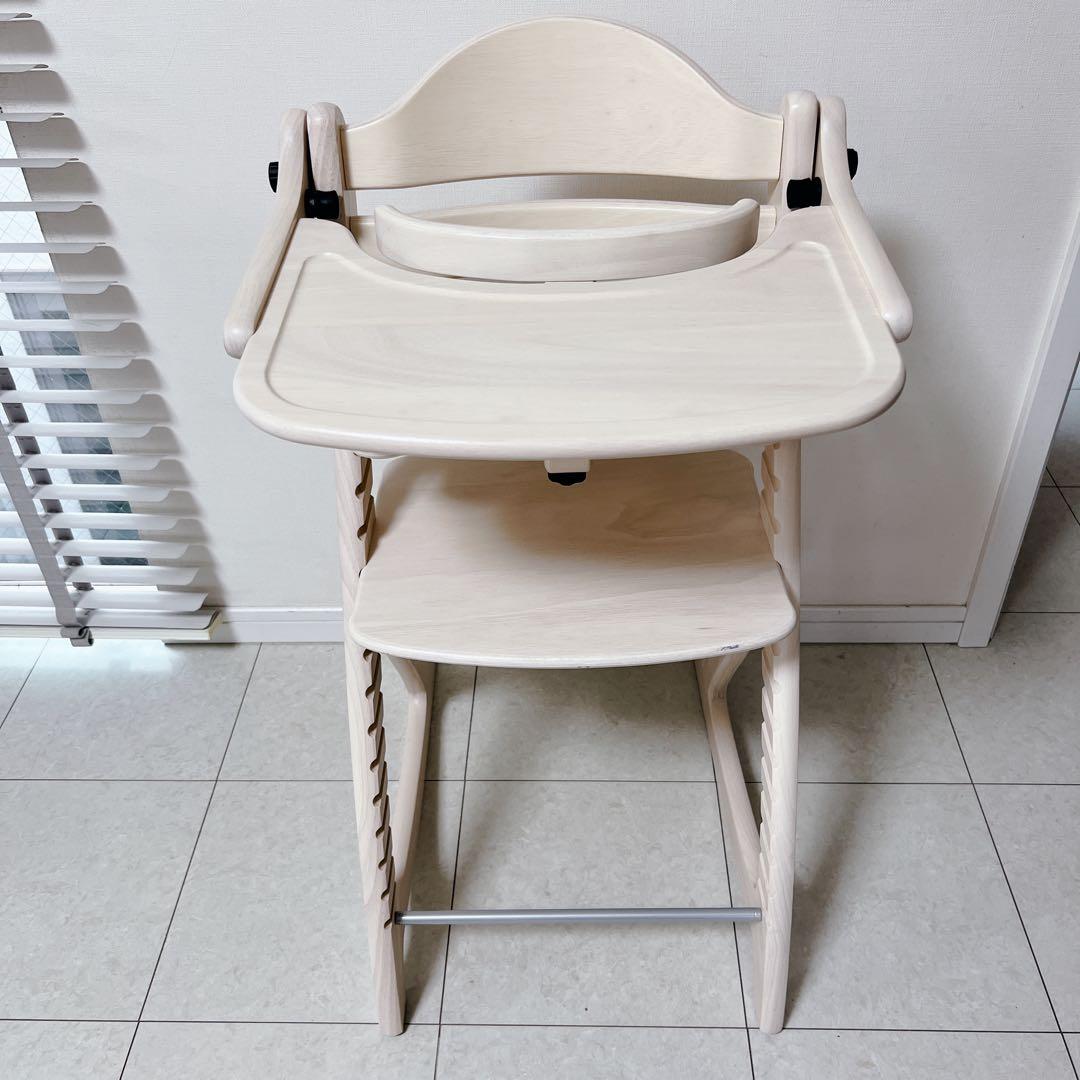 【未使用級】大和屋 yamatoya すくすくチェア スリムJ　ハイチェア