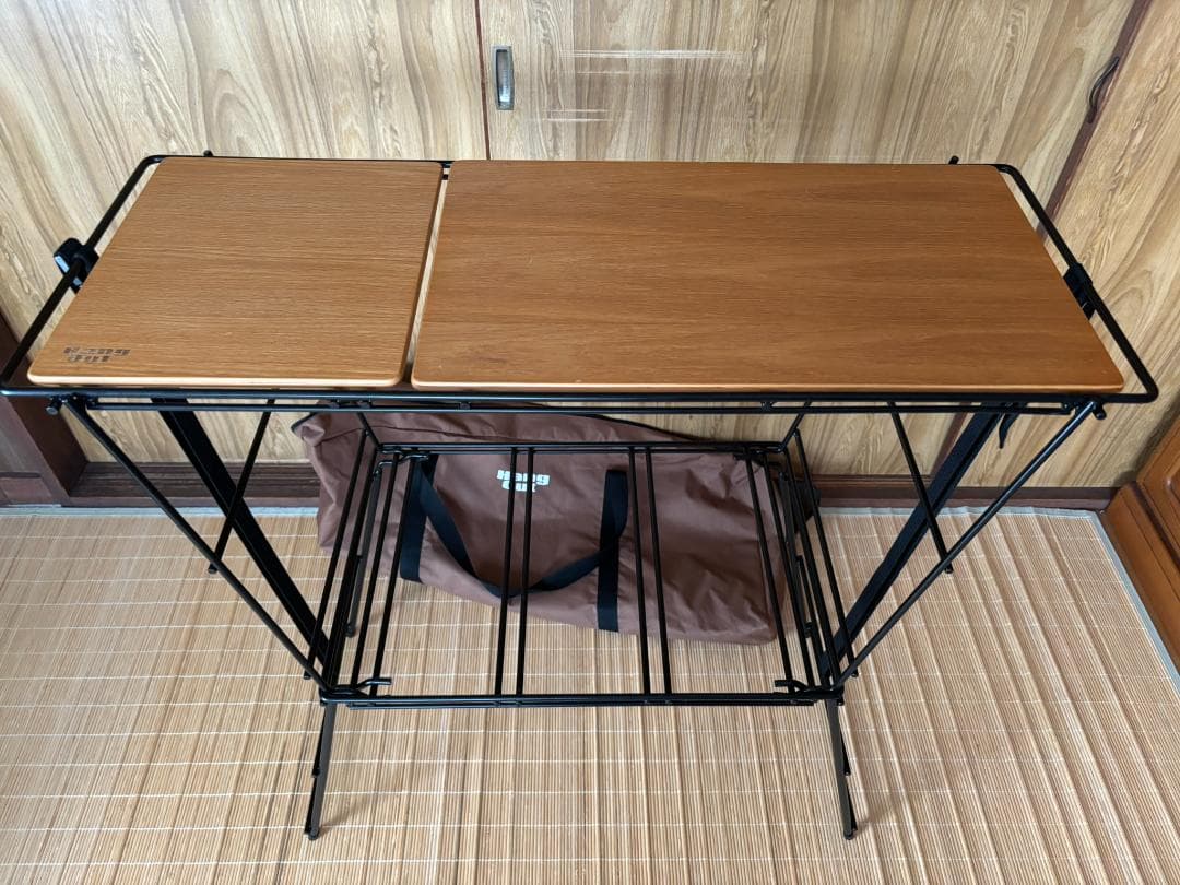 ハングアウト CrankCookingTable キッチンテーブル 収納ケース付