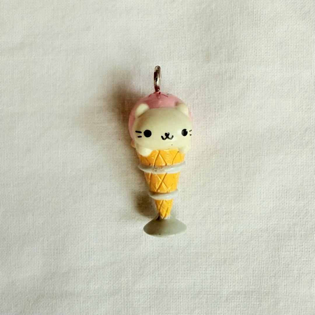 にゃんにゃんにゃんこ スイーツ 7種 ストラップ チャーム 平成レトロ