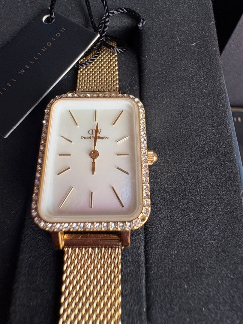 お値下げ ダニエルウェリントン QUADRO LUMINE BEZEL ゴールド