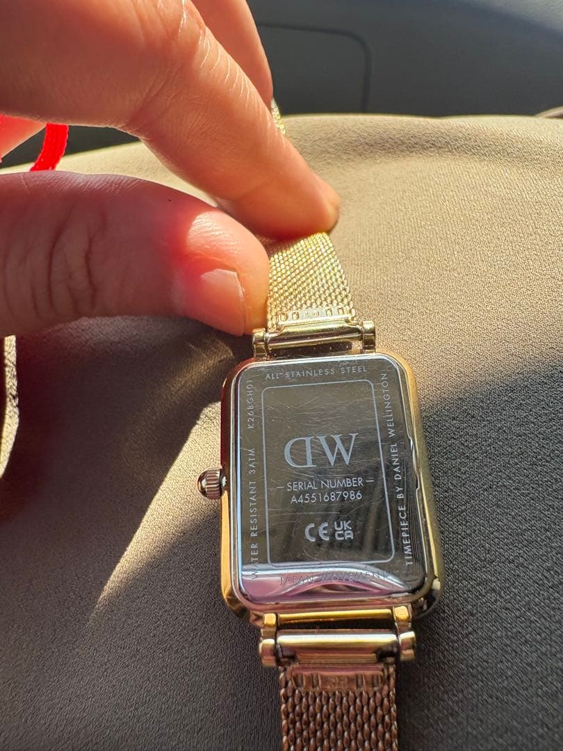 お値下げ ダニエルウェリントン QUADRO LUMINE BEZEL ゴールド