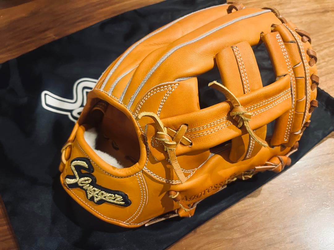 久保田スラッガー硬式内野用AR1 湯もみ型付け済み