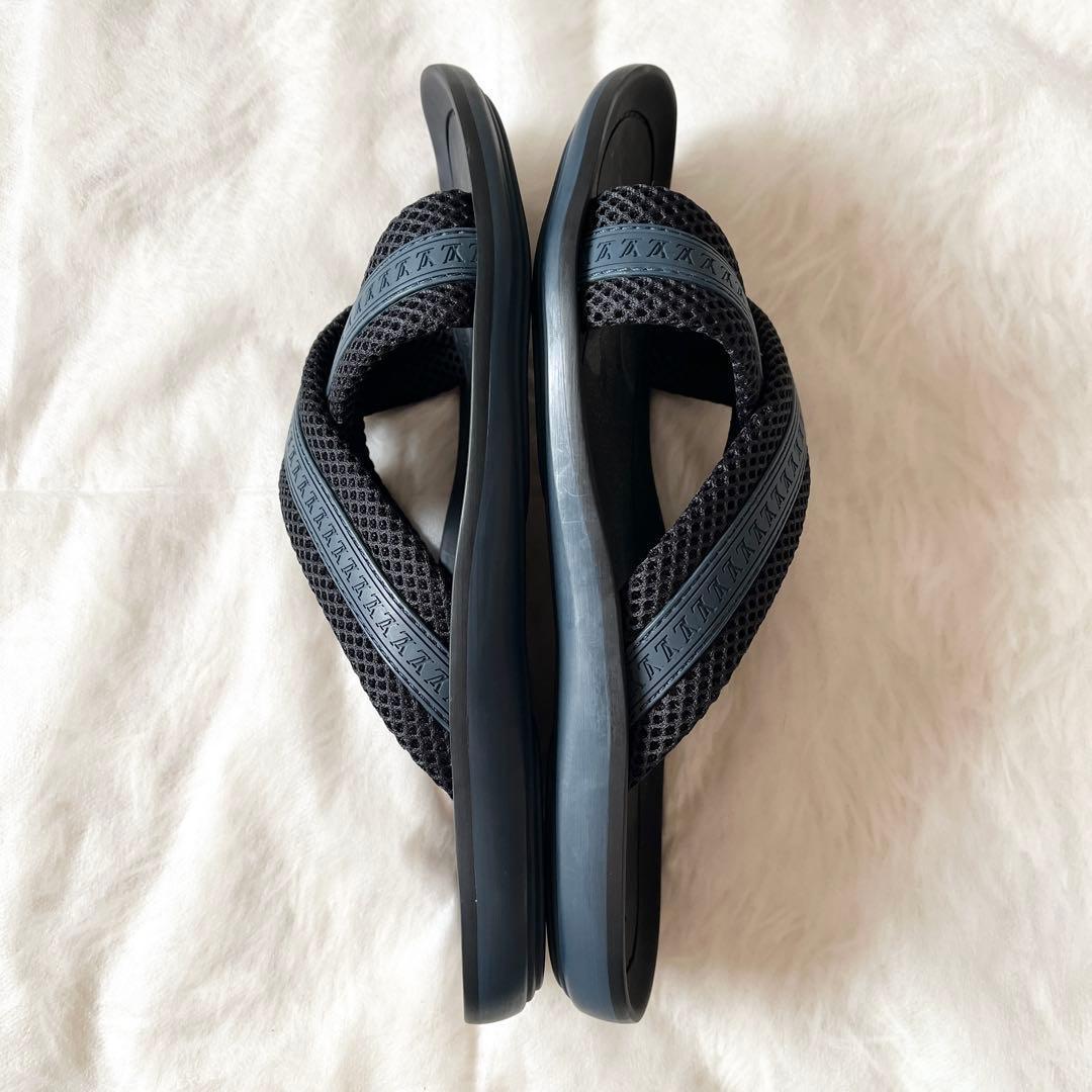 ルイヴィトン　サンダル ファブリック メンズ　ブラック　ネイビー　26.5cm