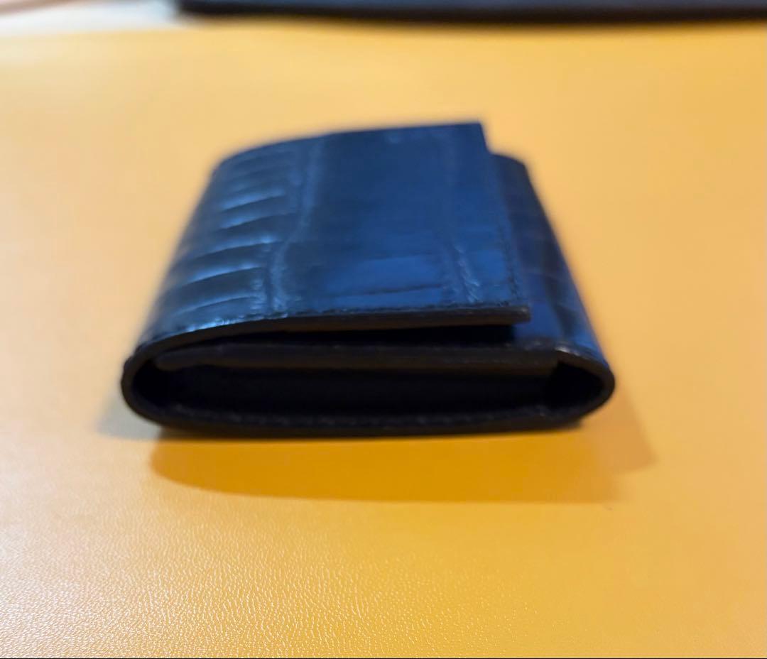 フェリージ/felisi クロコ名刺入れ　ブラック