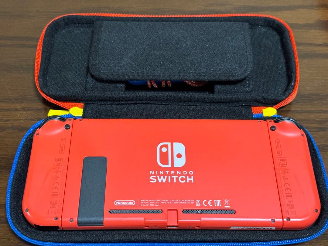 お得‼️コントローラー ➕本体Switch マリオレッド×ブルー