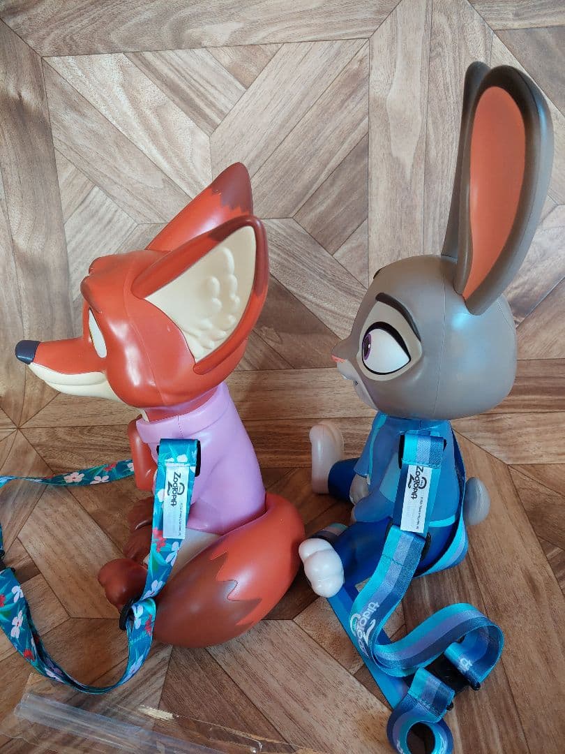 【台湾限定】ズートピア2　ニック　ジュディ　ドリンクホルダー　セット