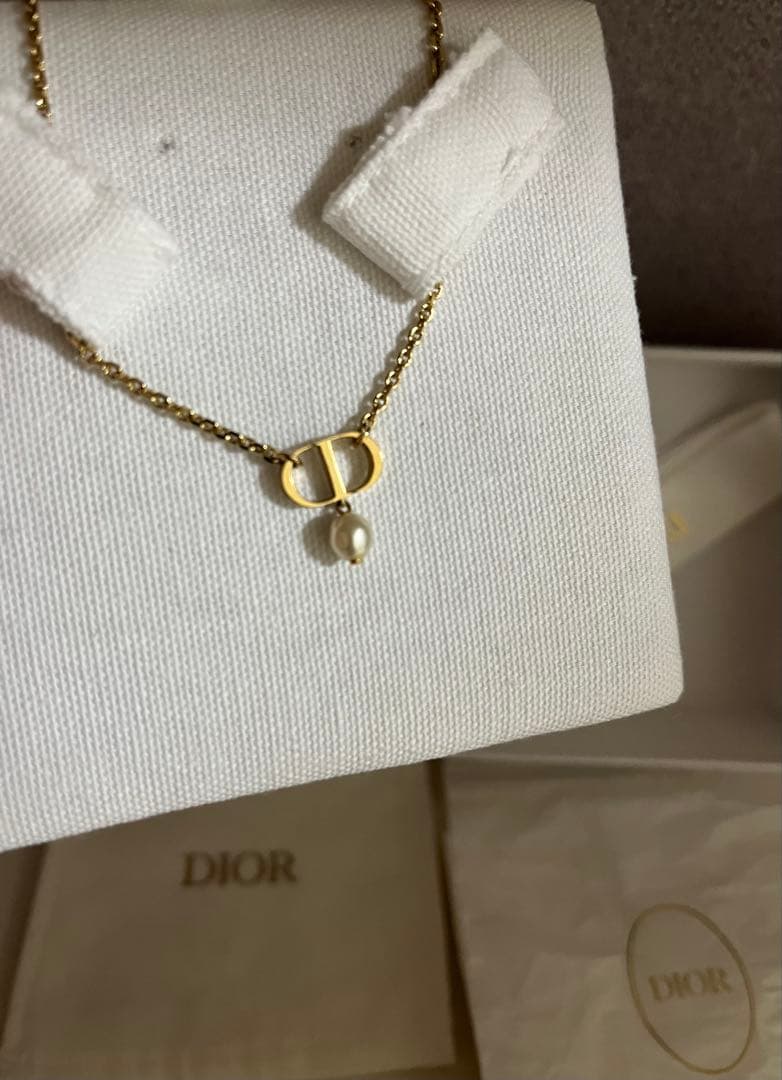 Dior ネックレス パール　Petit CD ネックレス