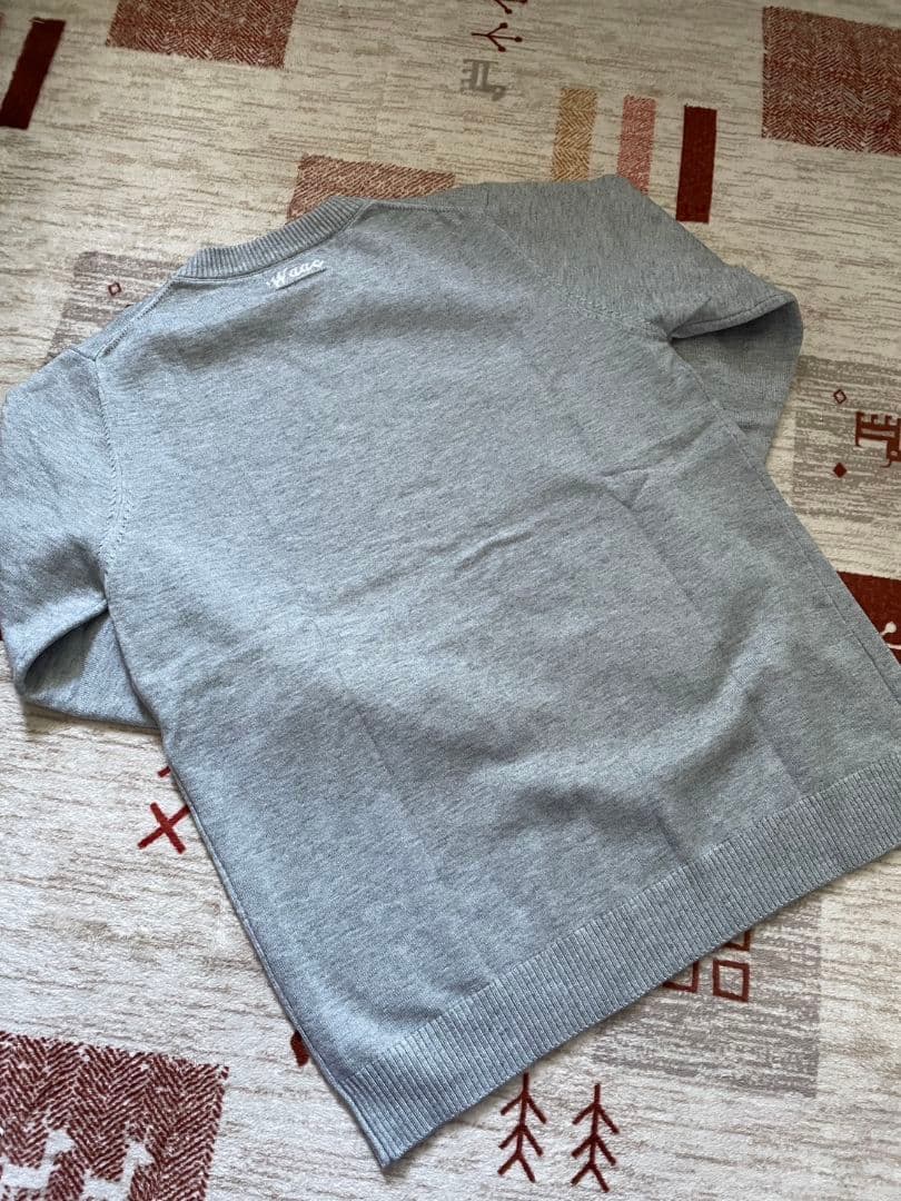 メンズゴルフウェア　長袖ニット　ワック　waac