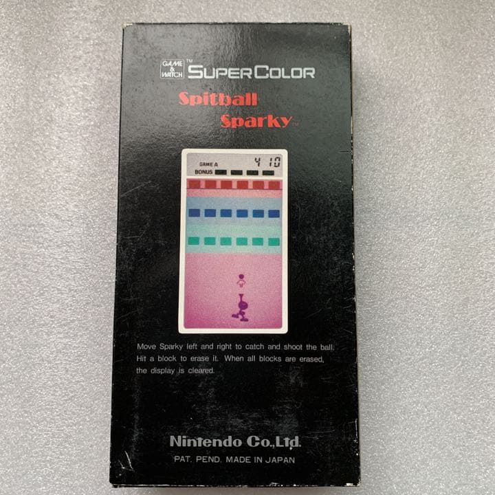 任天堂ゲームウォッチ スーパーカラー　未使用に近い