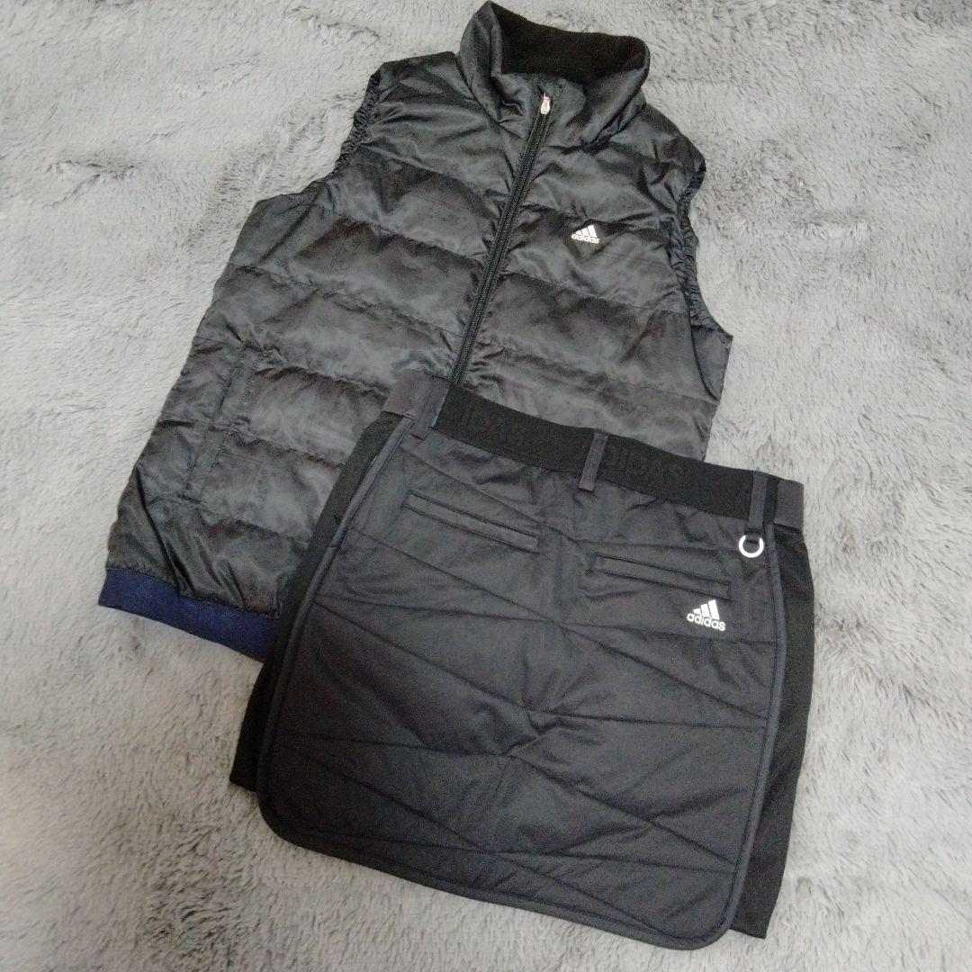 adidas/Taylor♡中綿ベスト&スカート♡L ゴルフ テニス スポーツ