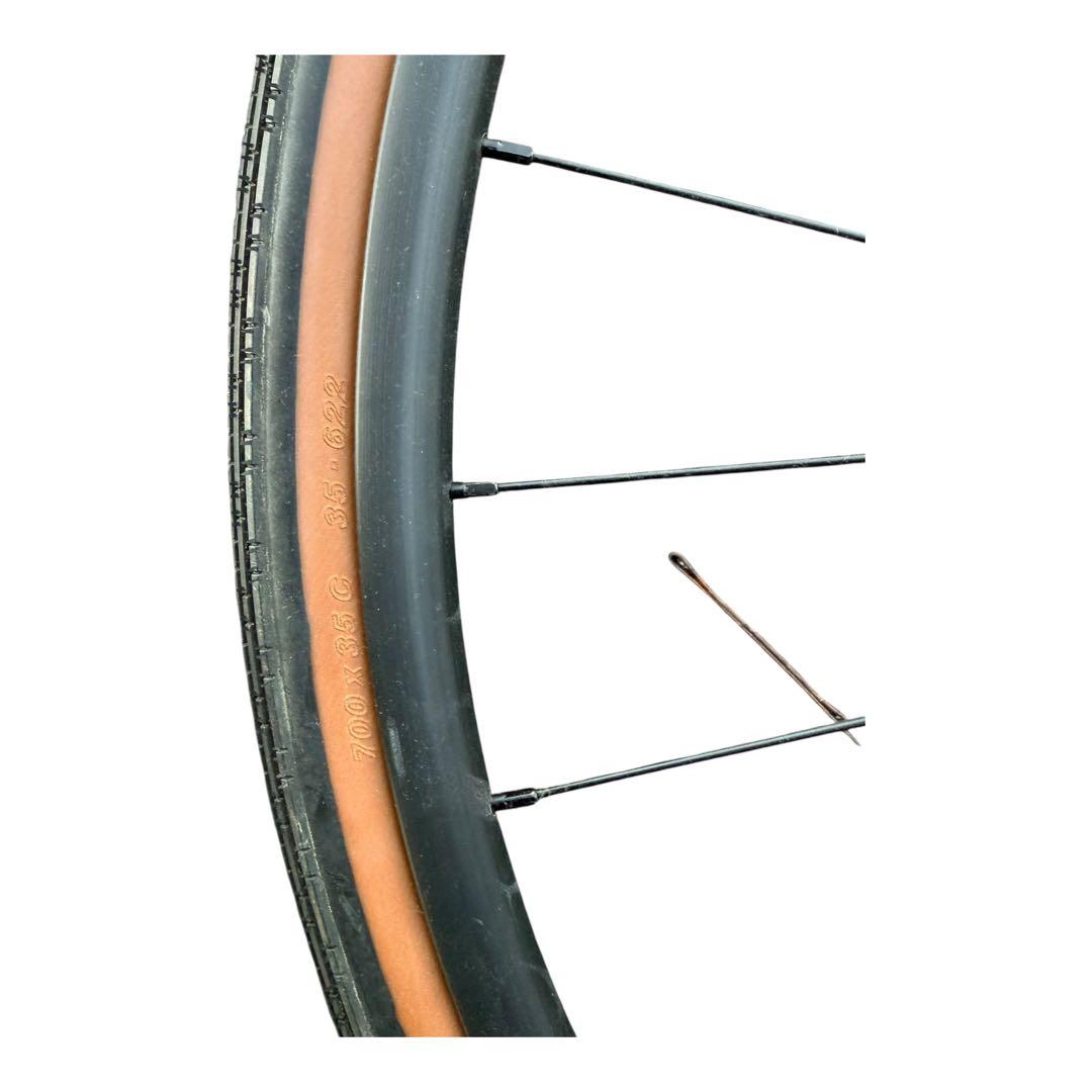 ディスクブレーキ用ロード／グラベルホイールセット 700×35C タイヤ付き