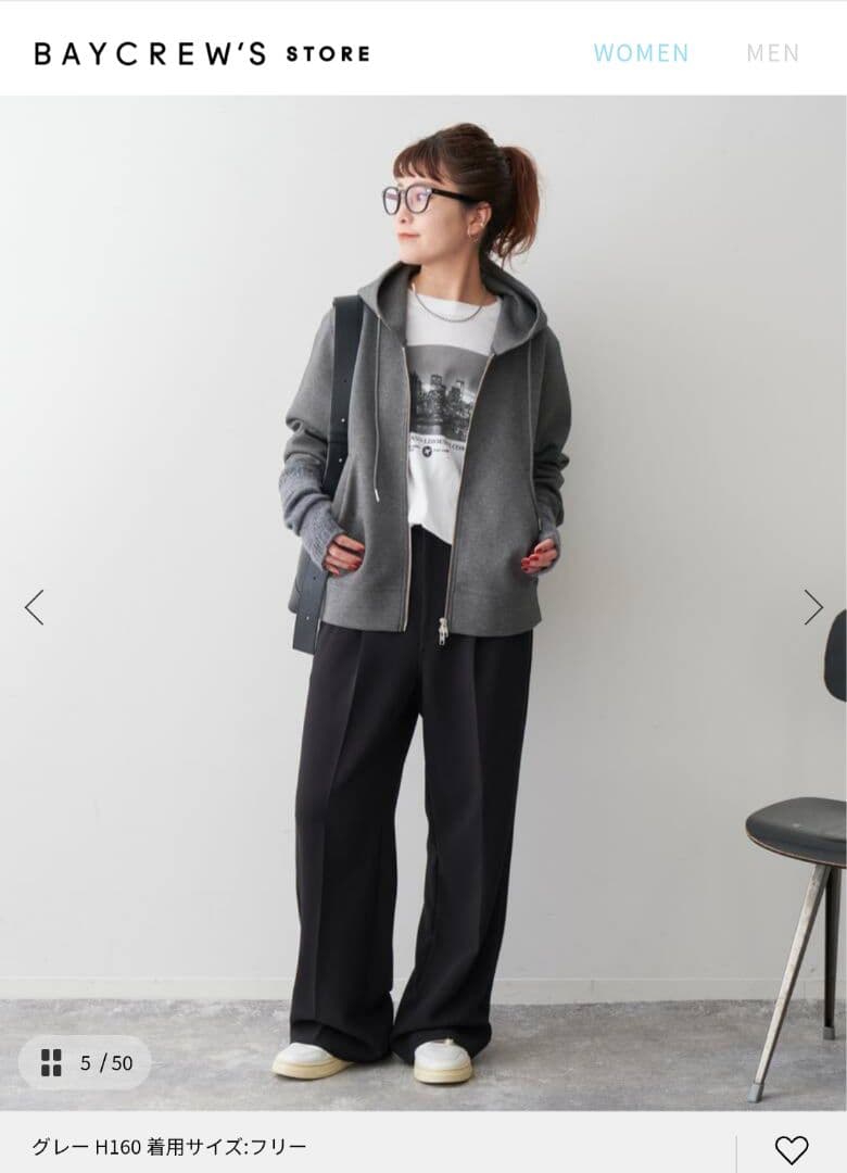 新品未使用　Spick and Spanストレッチジップフードパーカー