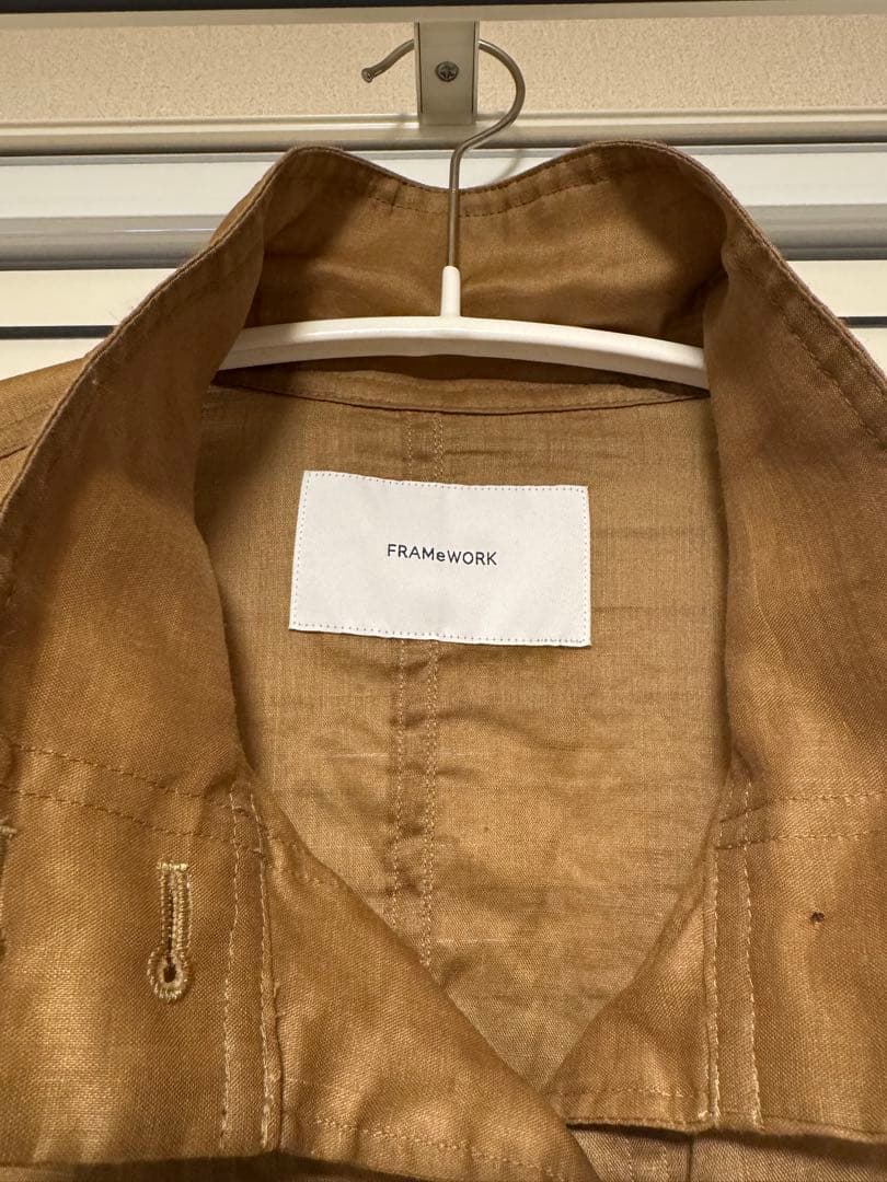 専用 FRAMeWORK ラミースタンドブルゾン