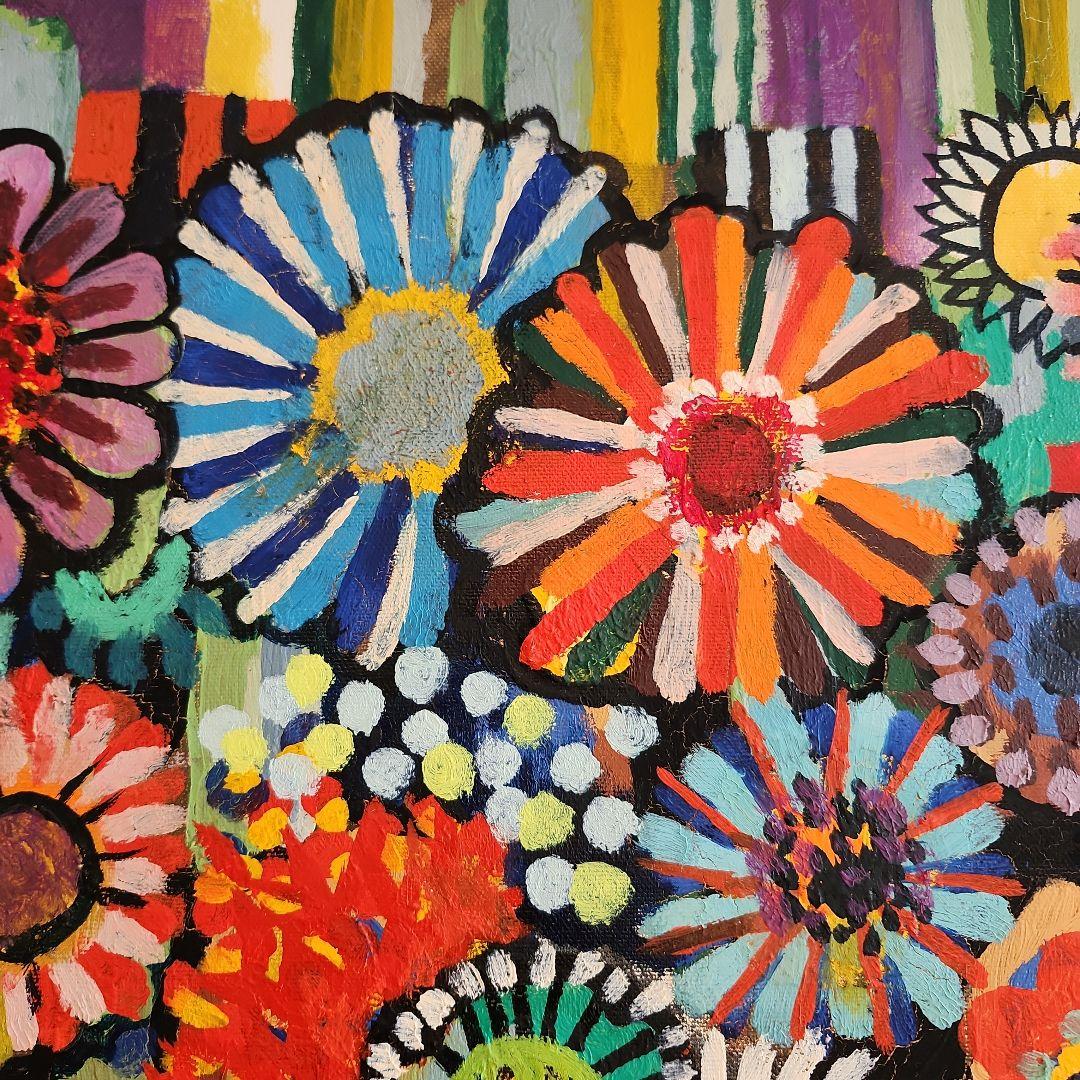 田渕眞兒　油絵　抽象画