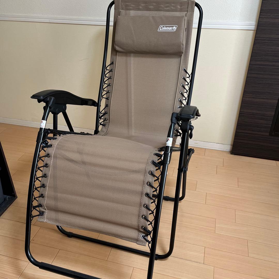コールマン インフィニティチェア ベージュ ゼログラビティ