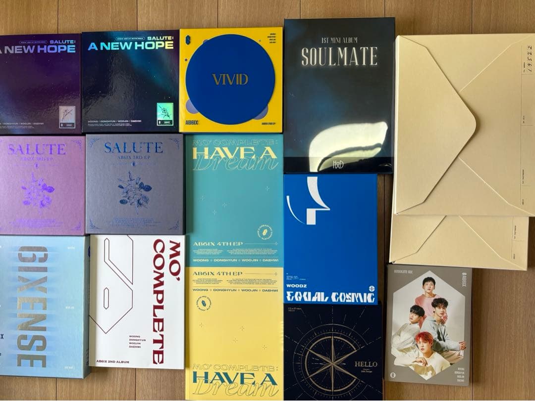 AB6IX、H&D、WOODZ、CIXのアルバム等