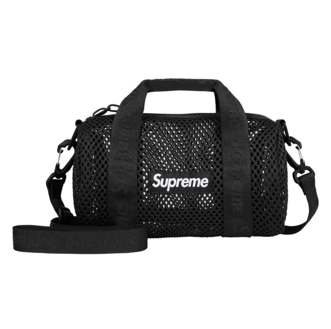 Supreme Mesh Mini Duffle Bag シュプリームBlack
