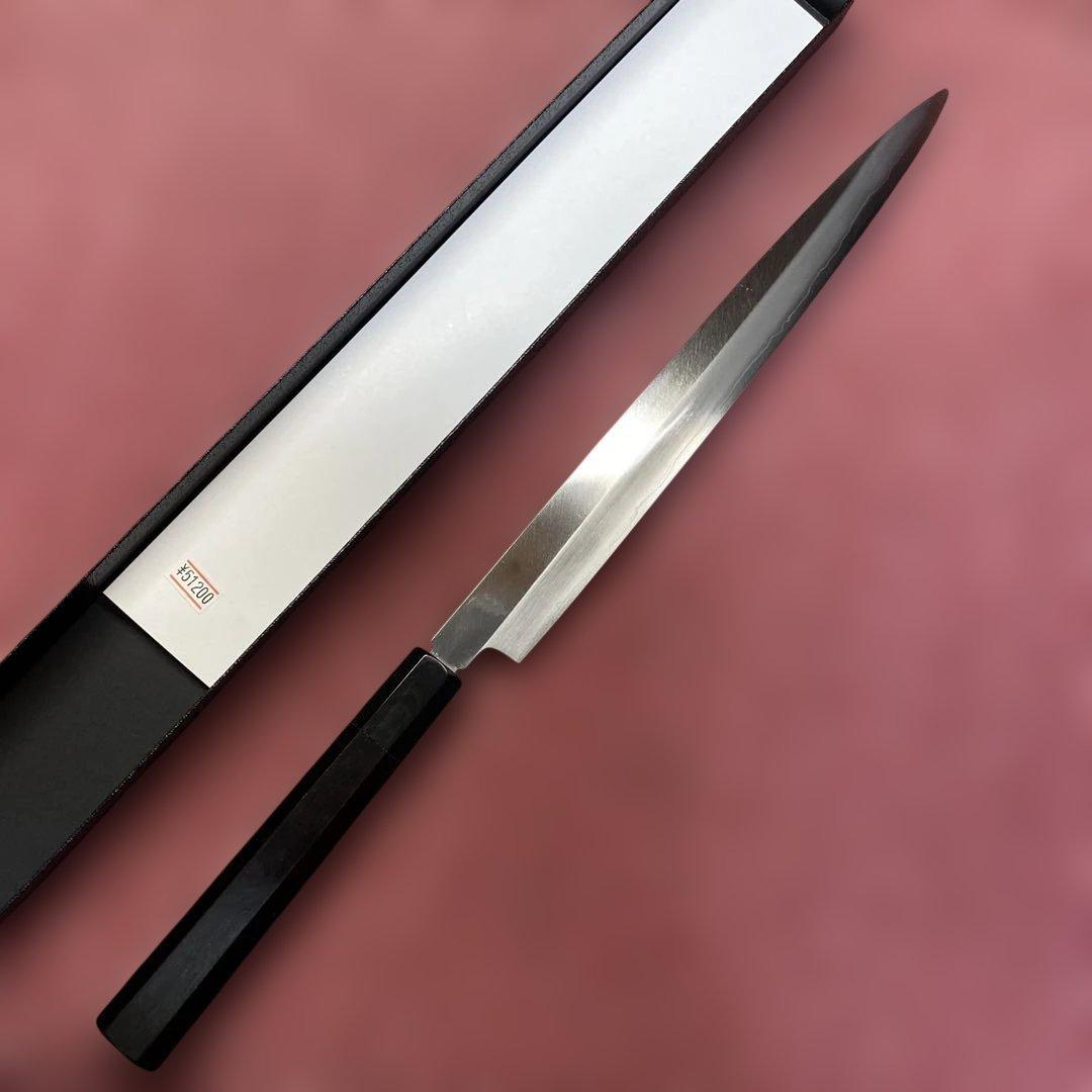 銀三　両刃　柳刃包丁　300㎜ 尺0寸