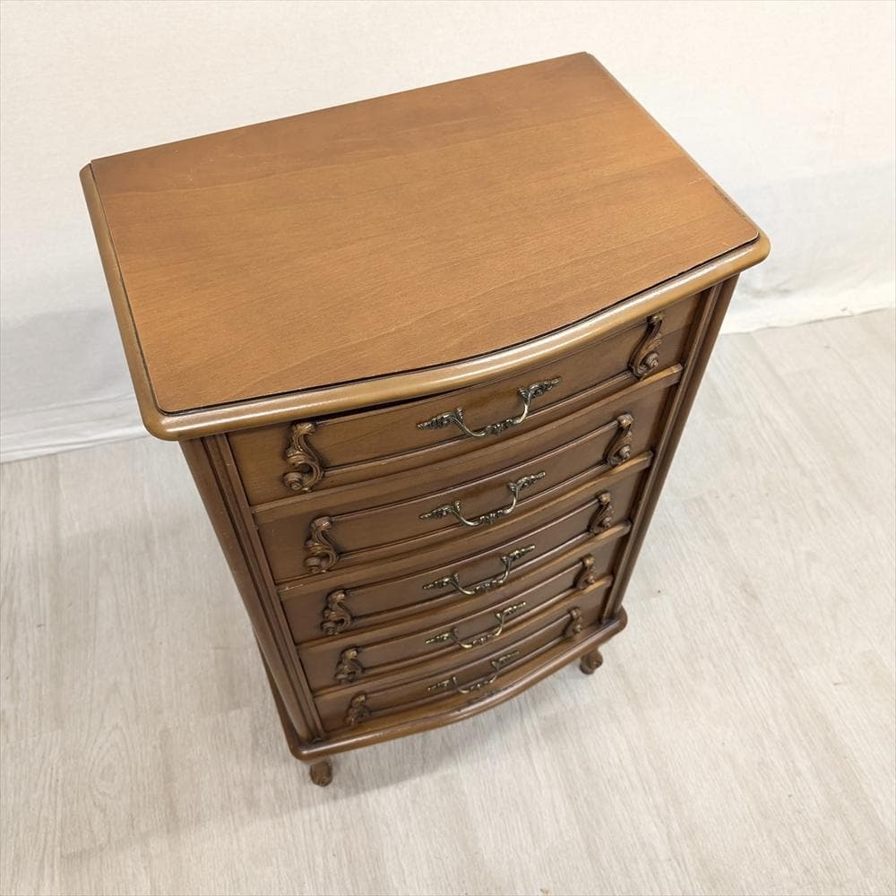 猫脚　リビングチェスト　チェスト　引き出し　タンス　ドロワー　小物収納　イタリア