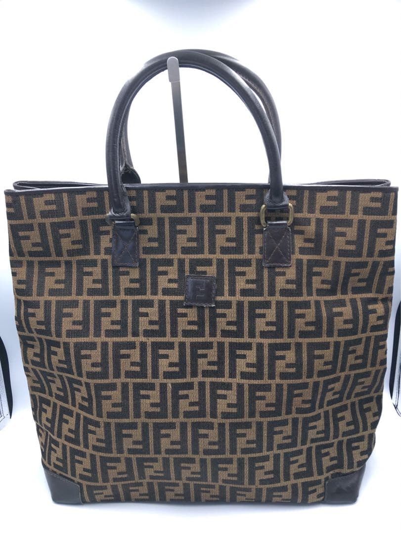 フェンディ　ヴィンテージ　ズッカ柄　ハンドバッグ