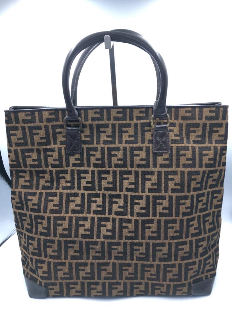 フェンディ　ヴィンテージ　ズッカ柄　ハンドバッグ