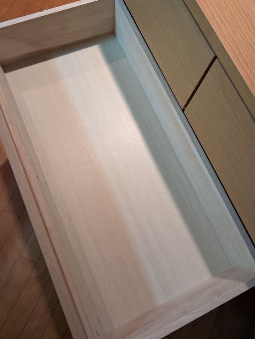 《送料込》無印良品 木製チェスト 4段 オーク材 タンス 衣装ケース